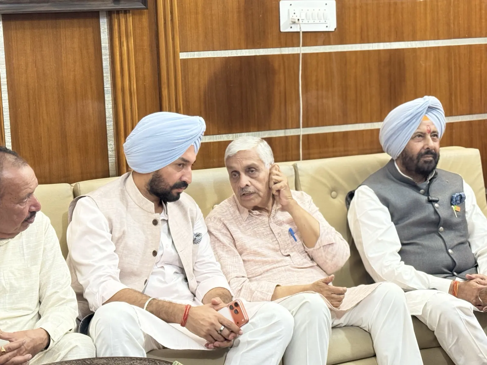Party meeting with fellow office bearers