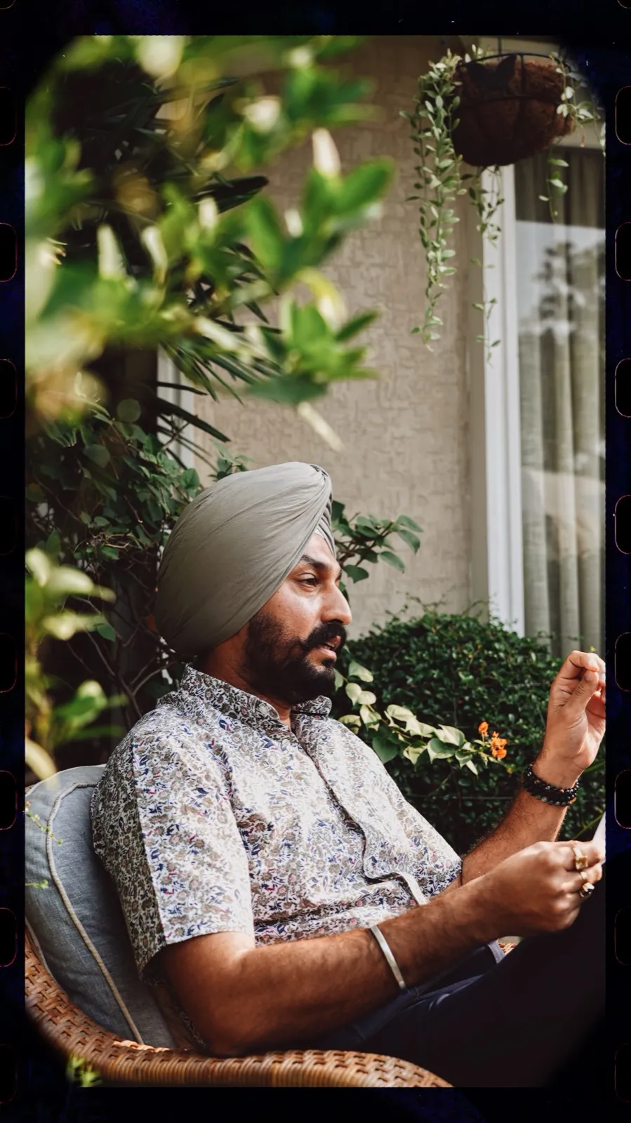 Parminder Singh Brar engaging with community members